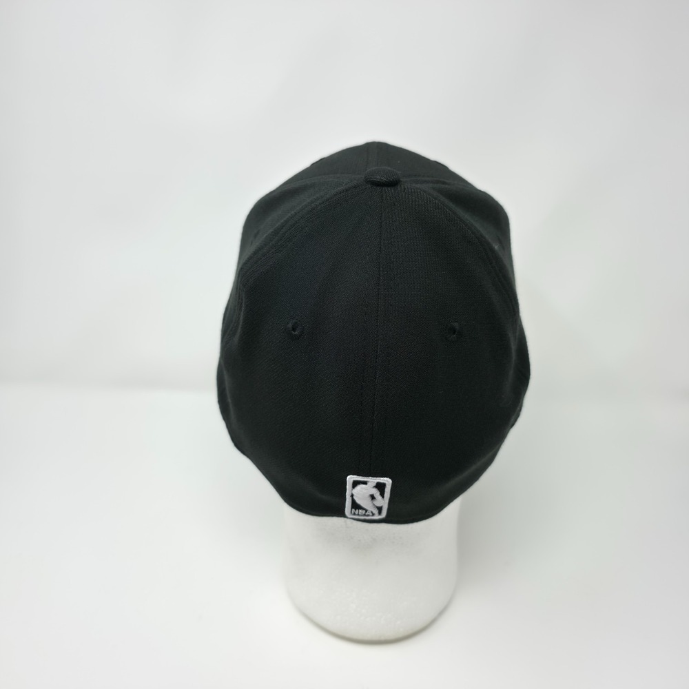 New Era 39THIRTY Brooklyn Nets NBA Black Flex Fit Hat Cap Men's‎ Medium/Large - Picture 3 of 7